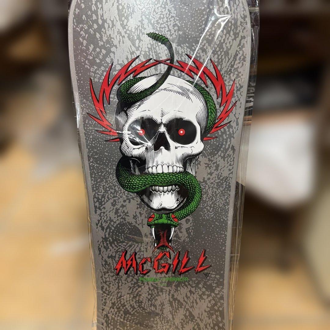 Powell Mike Mcgil Silver スケボーデッキ　10㌅　復刻版