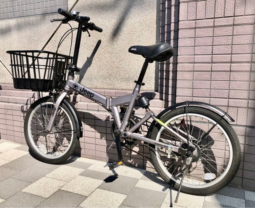 ジープ　JEEP 20型 折りたたみ自転車 6段変速 後サス　東京