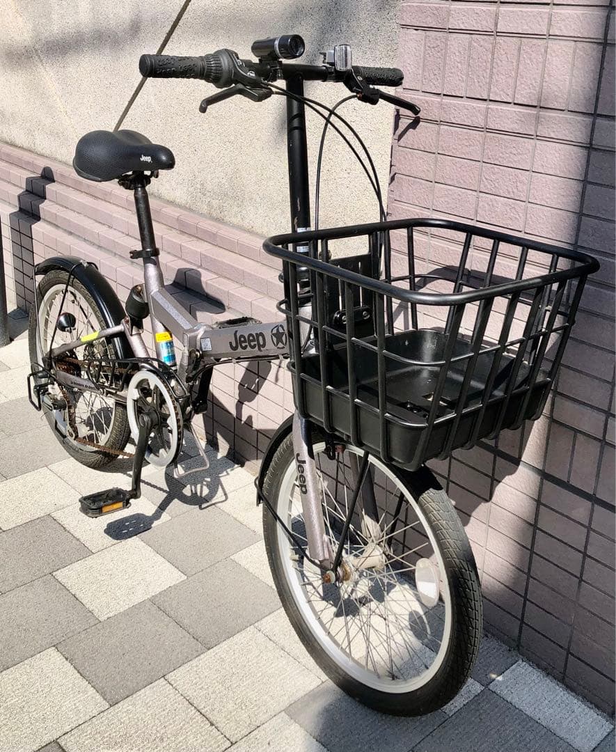ジープ　JEEP 20型 折りたたみ自転車 6段変速 後サス　東京