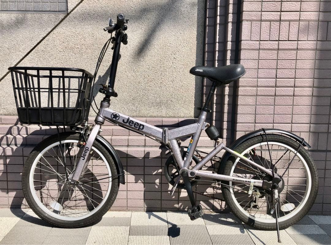 ジープ　JEEP 20型 折りたたみ自転車 6段変速 後サス　東京