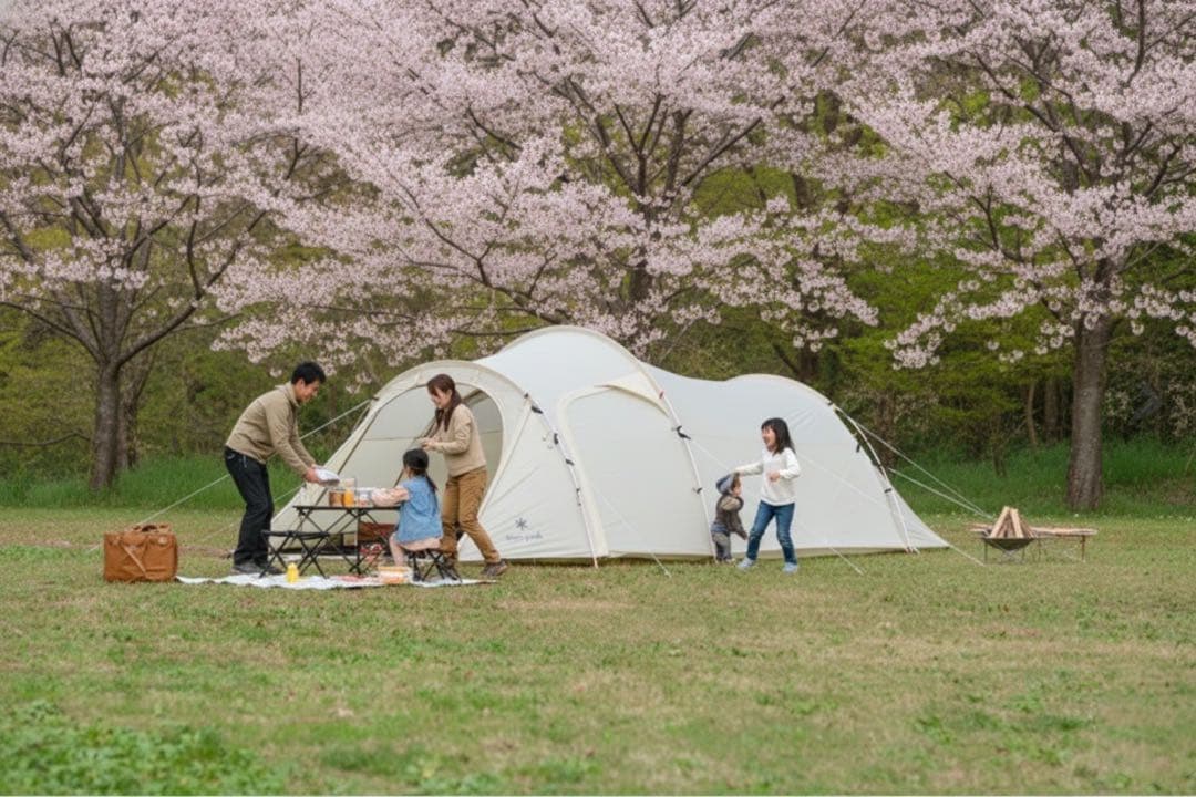 新品 スノーピーク ヴォールト アイボリー テント 4人用 USA限定 春
