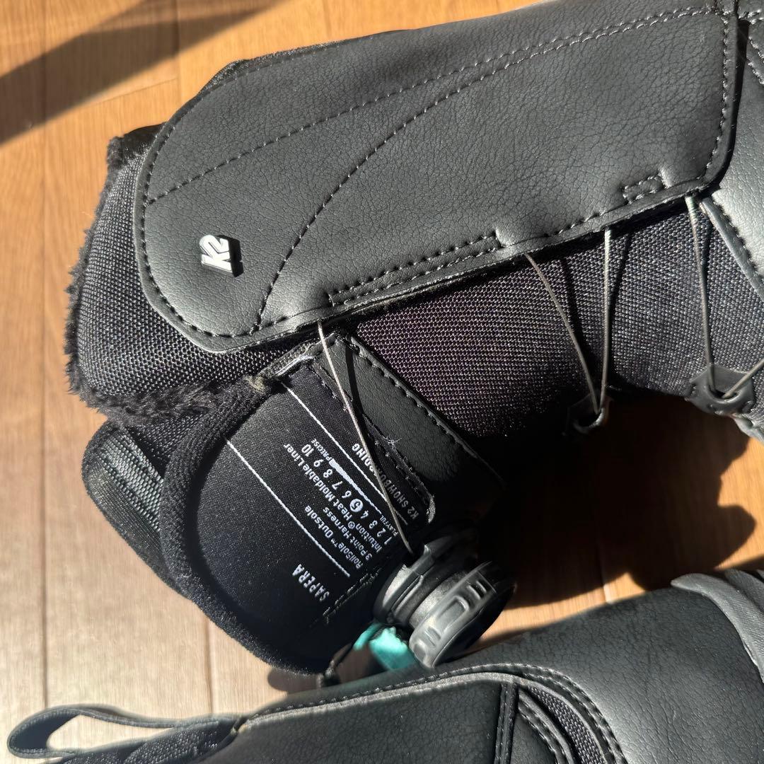 美品　スノーボード　ブーツ　K2 SAPERA 24 cm
