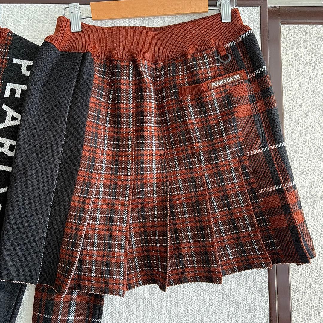 PEARLY GATES チェック柄 セットアップ