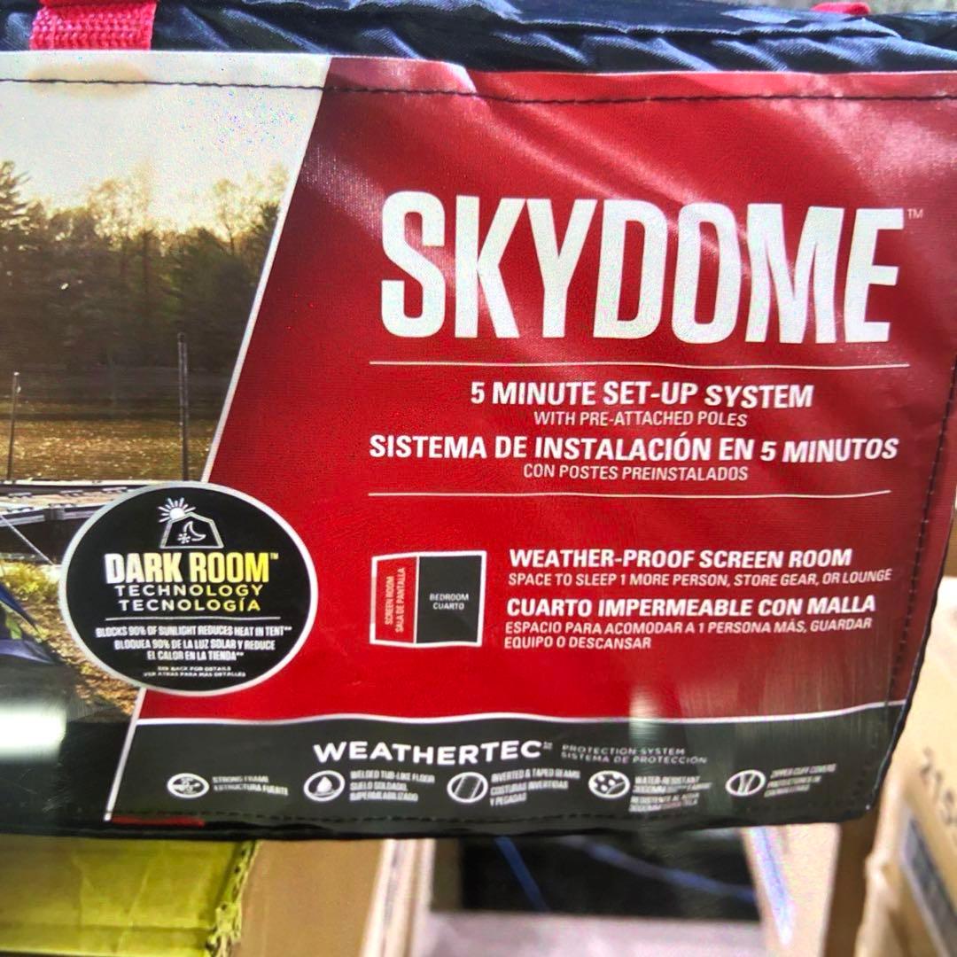 Coleman 4-Person Skydome Dark Room テント