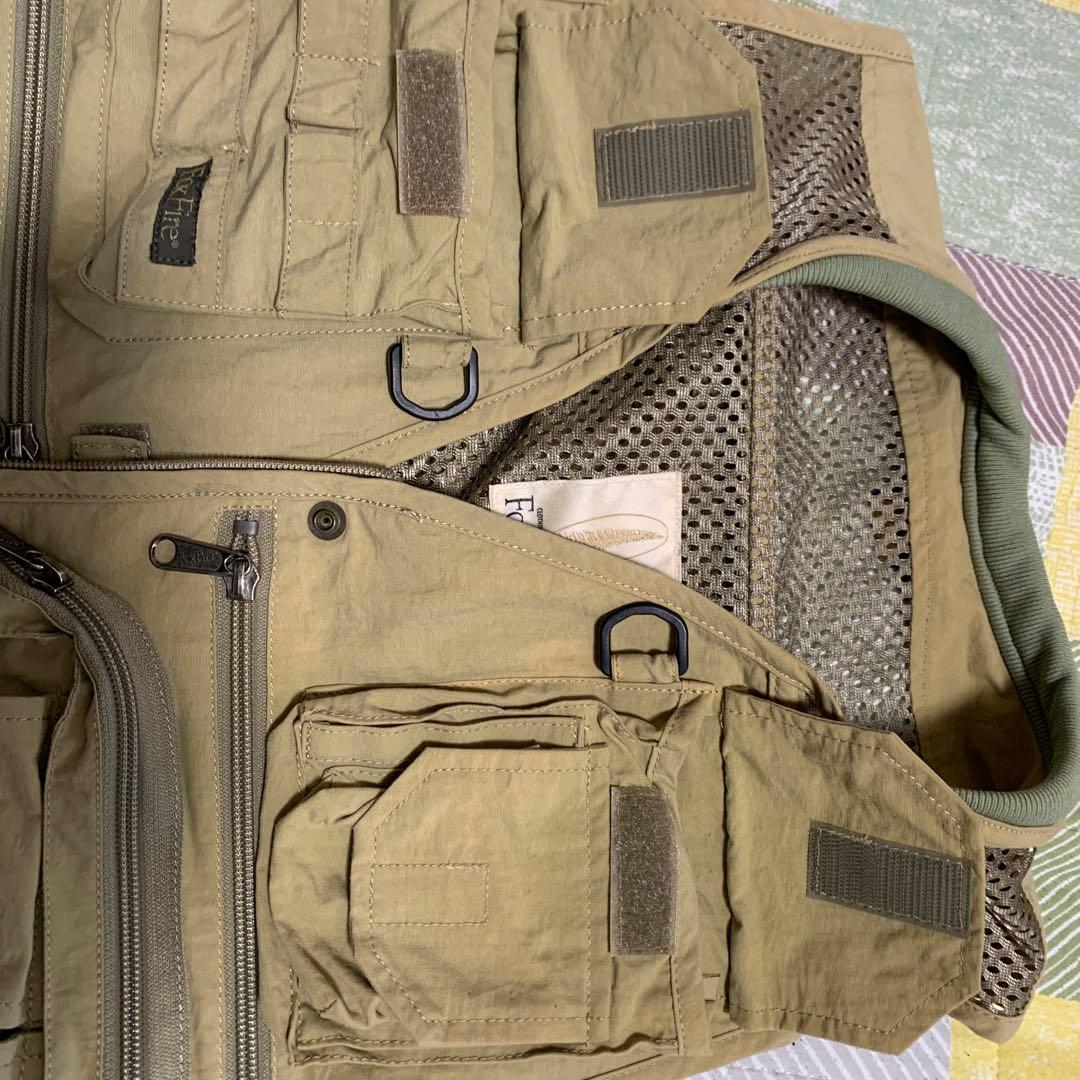 FoxFire フィッシングベスト LARGE カーキ