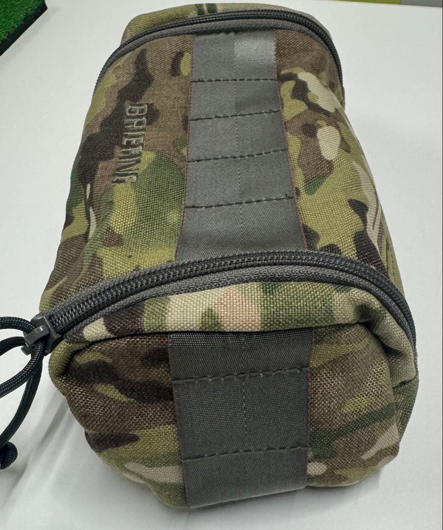 【美品】BRIEFING ブリーフィング ポーチ カモフラ 迷彩 小物入れ