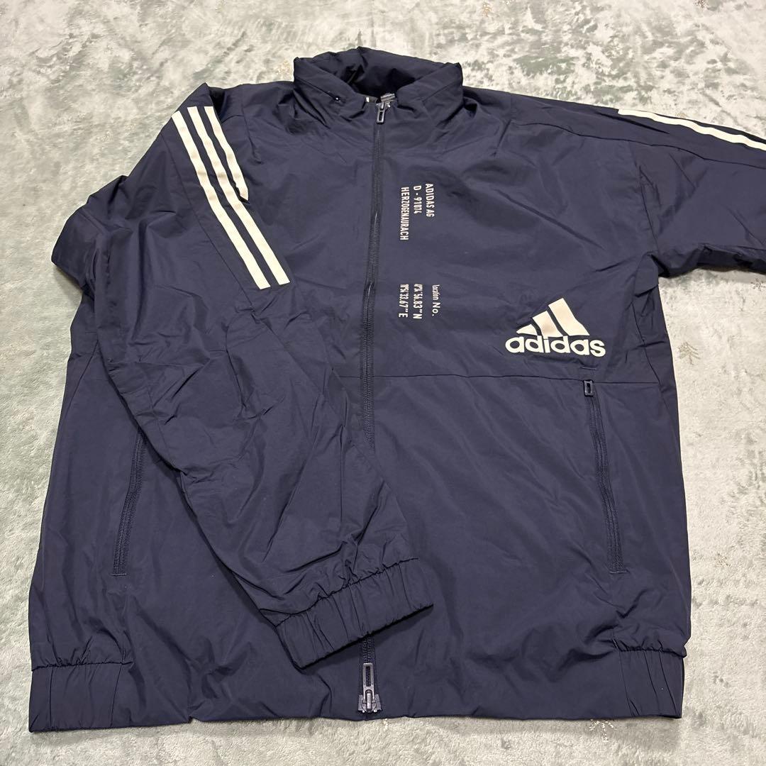 adidas ジャージ上下セット M ネイビー