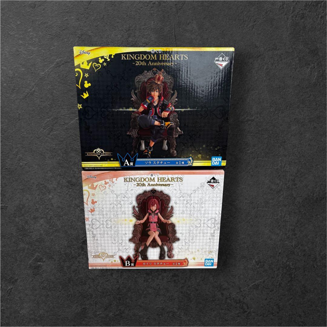 一番くじ　KINGDOM HEARTS フィギュア ソラ＆カイリ　2点セット