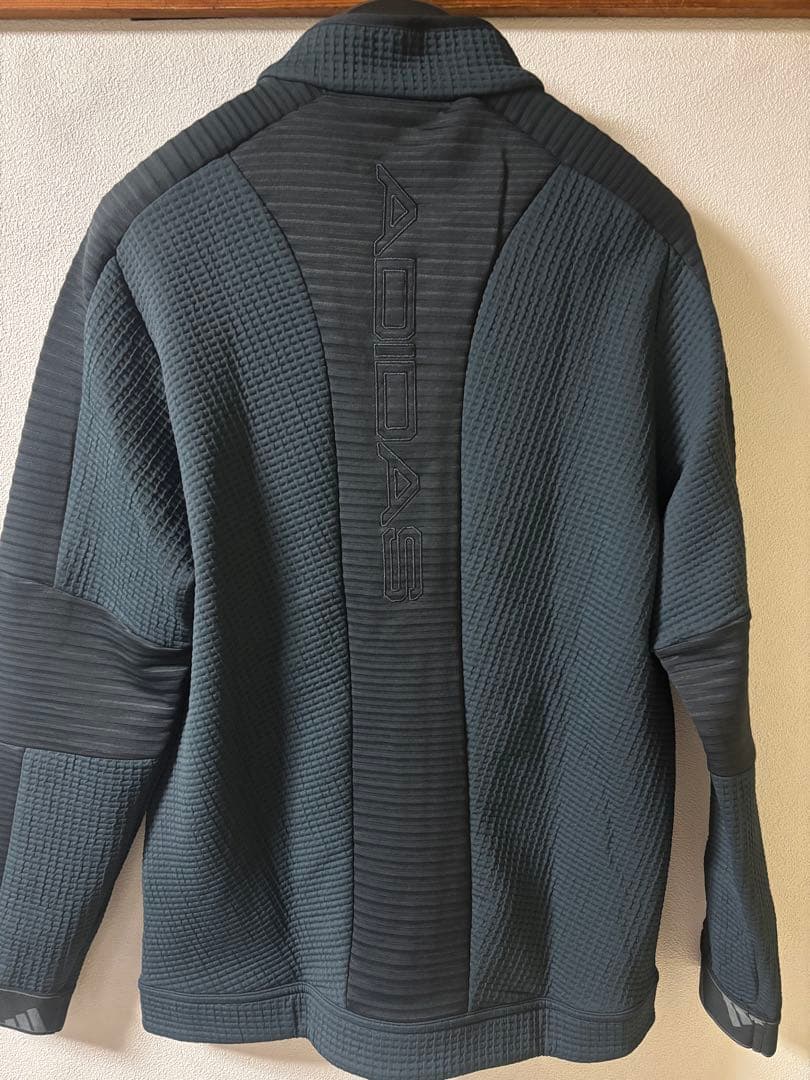 【新品・定価1.4万】アディダス ゴルフ フルジップ ジャケット ブラック L