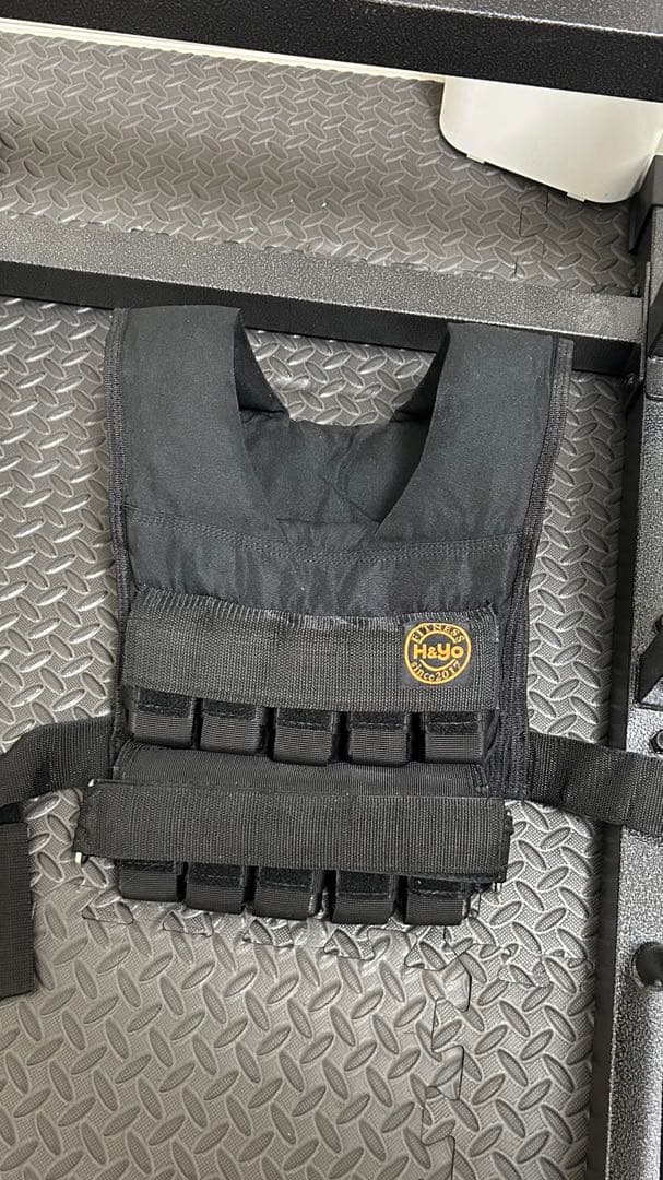 荷重ベスト20キロ　チンニングスタンド　セット