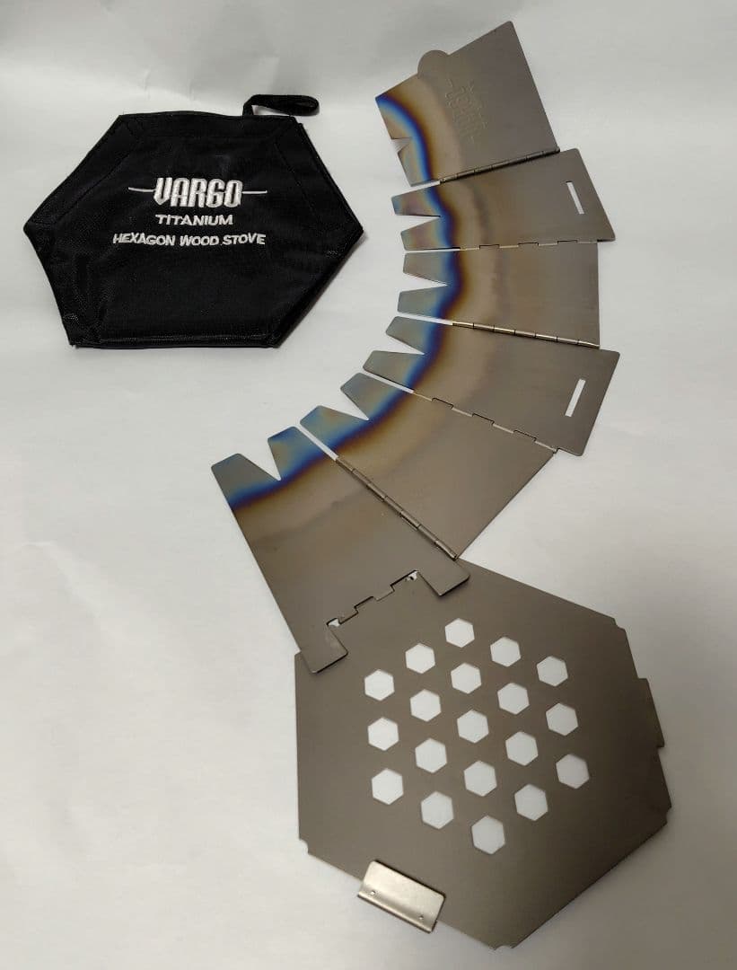 VARGO（バーゴ）チタニウム ヘキサゴンウッドストーブ　アウトドア