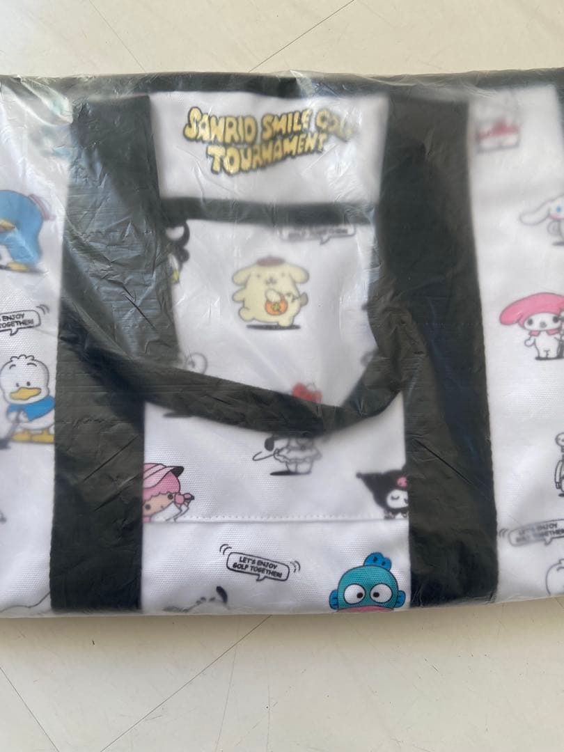 【希少品・新品】サンリオ　スマイルゴルフトーナメント ビッグトートバッグ