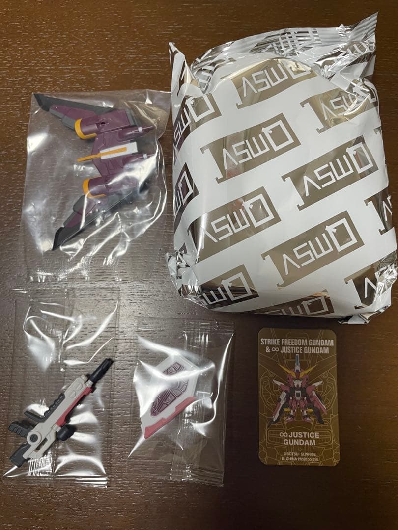 QMSV mini ♾️JUSTICE GUNDAM 3種セット シークレットあり