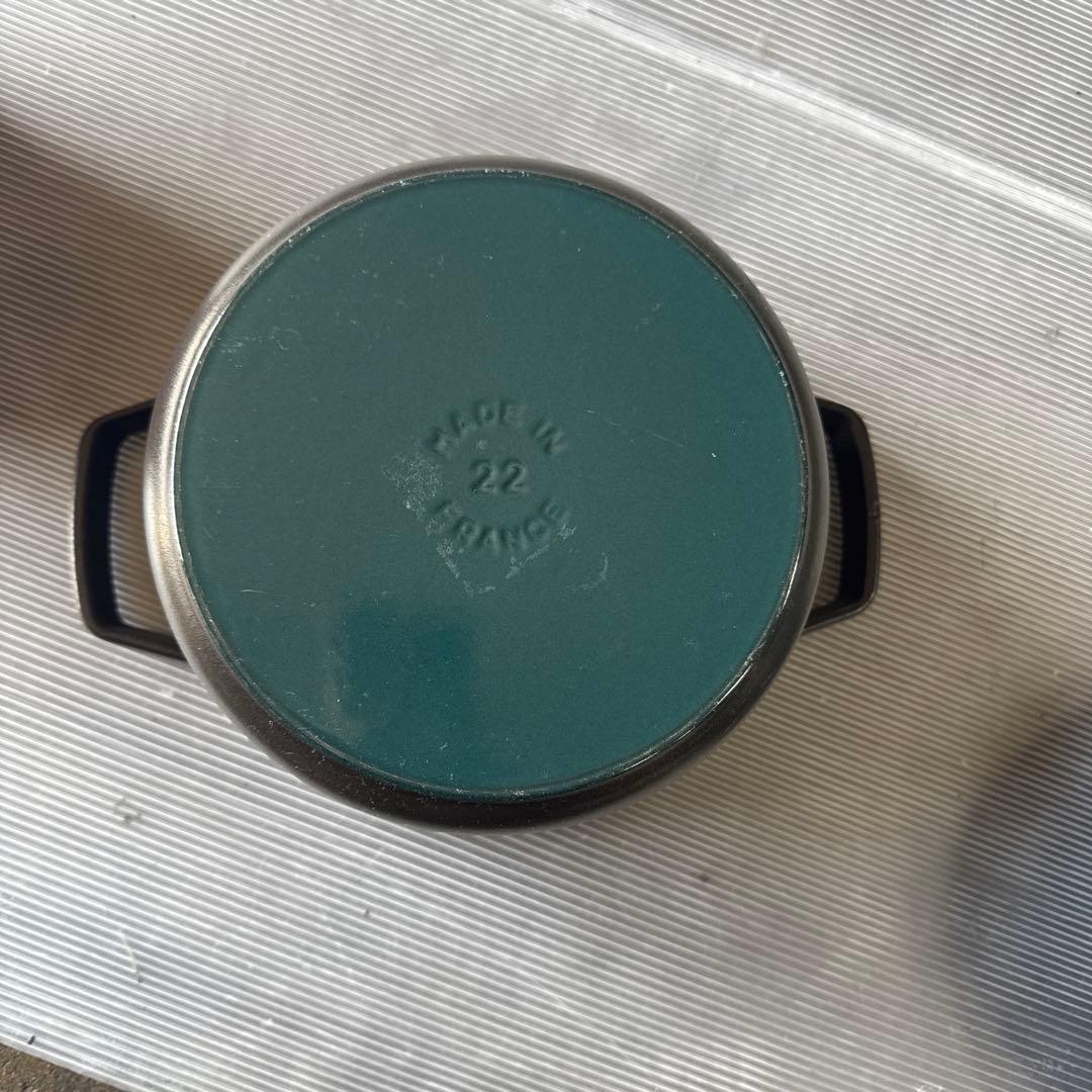 STAUB LA COCOTTE 鍋 22cm 現状品
