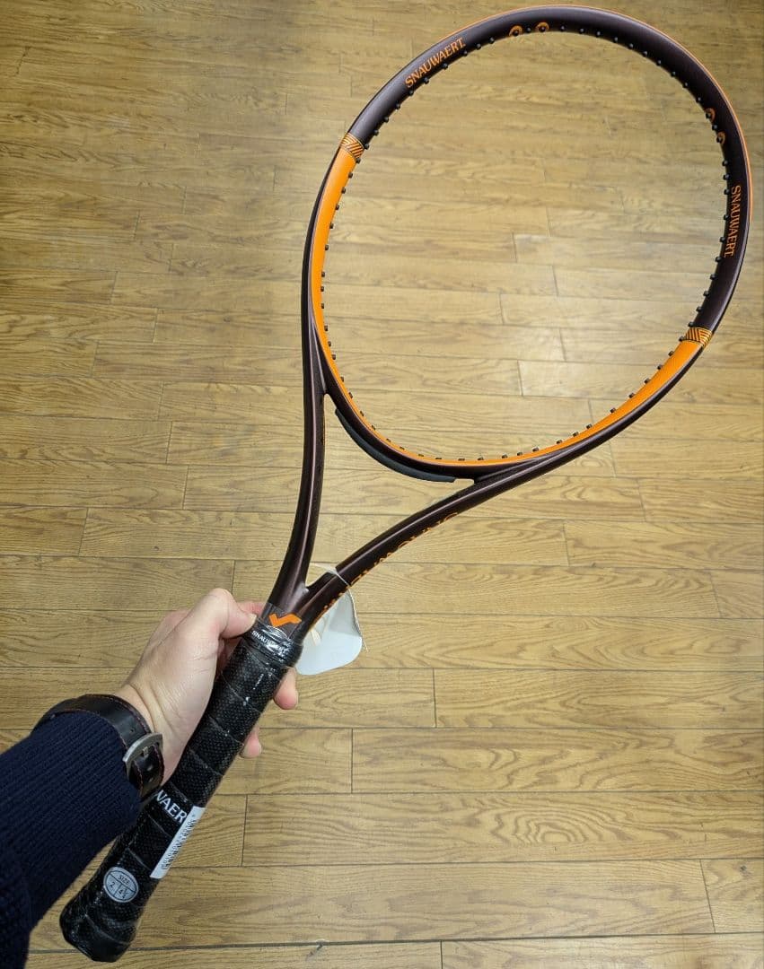 [新品・未使用]スノワート グリンタ100ツアーG2+希望テンションでガット張り