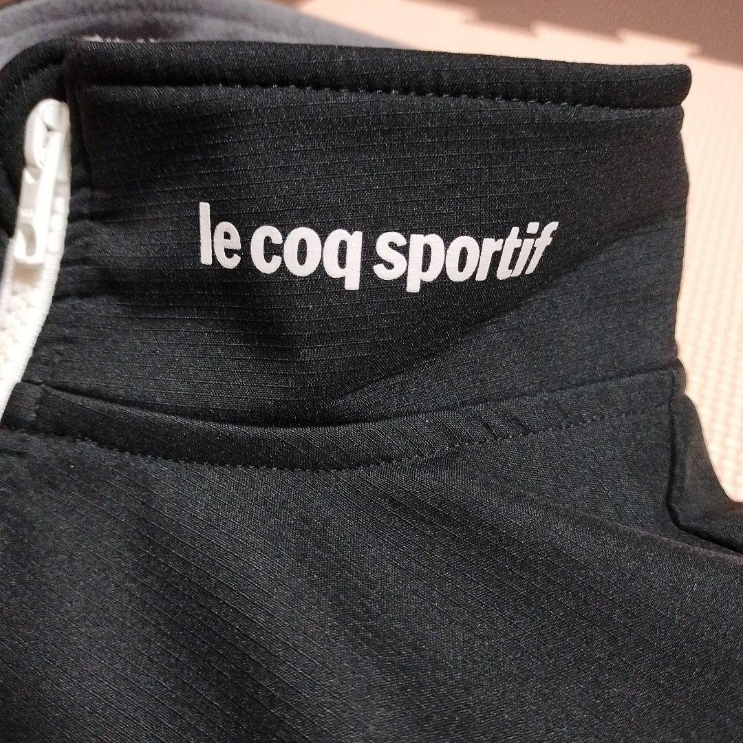 ルコック サイクリング ジャケット 裏起毛 L メンズ　黒