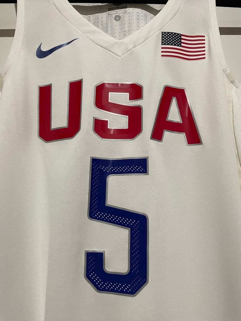 【新品未使用・紙タグ無し】 五輪バスケ KD ケビン・デュラント 代表ユニ