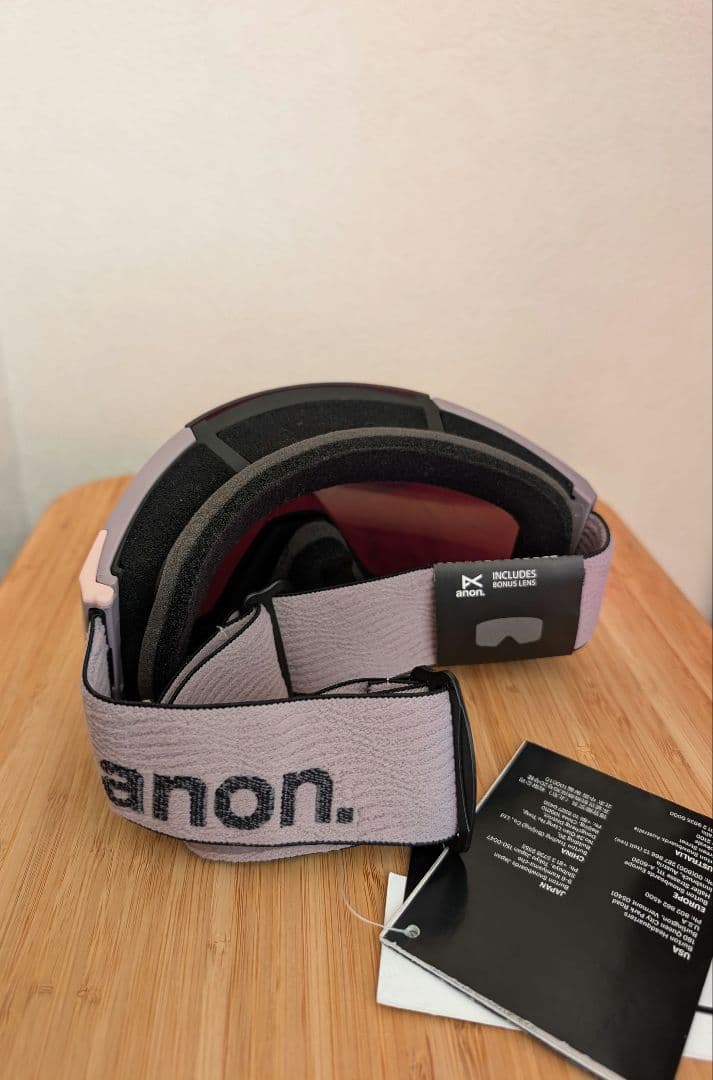 ⑤anon.Sync Low Bridge Fit Goggles+B.lens