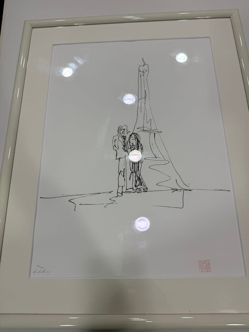 ジョンレノン Eiffel Tower from BAG ONE 版画300部