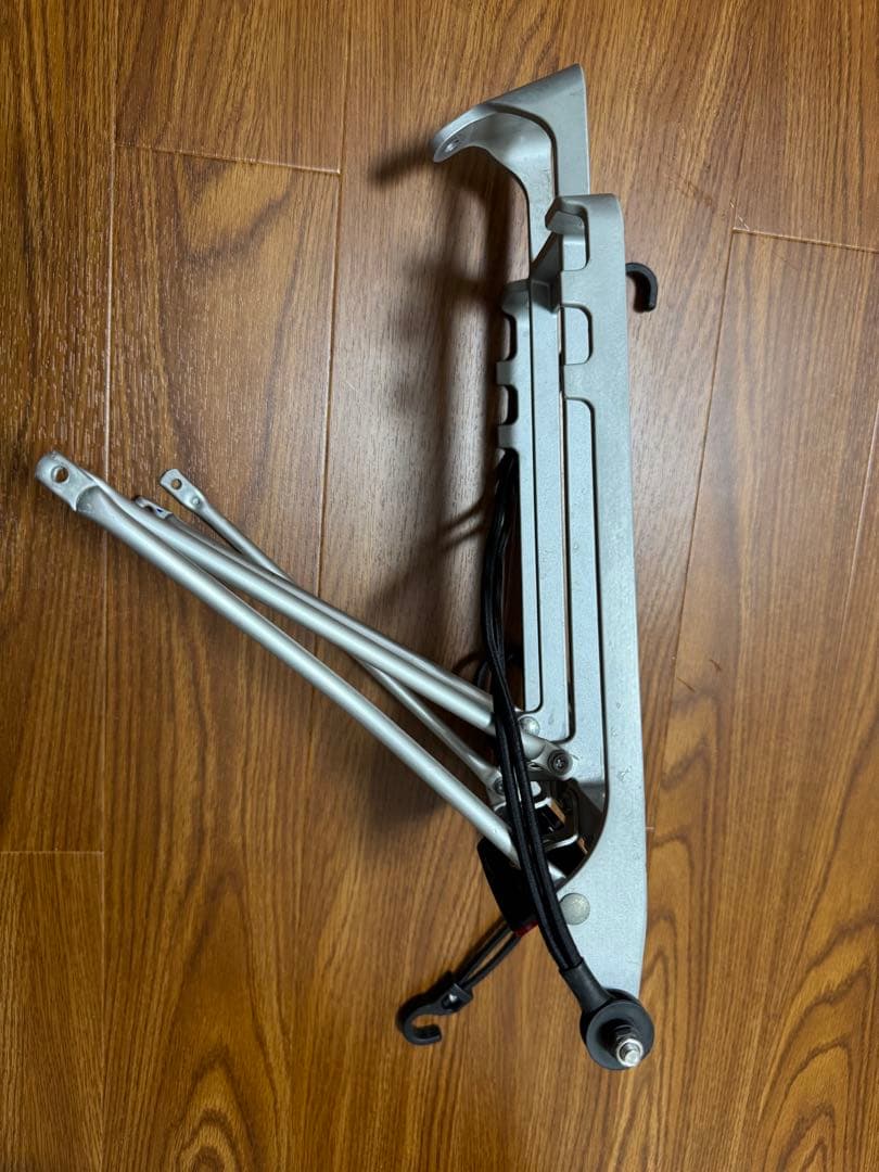 【値下げ】Brompton シルバー荷台 テールライト付き
