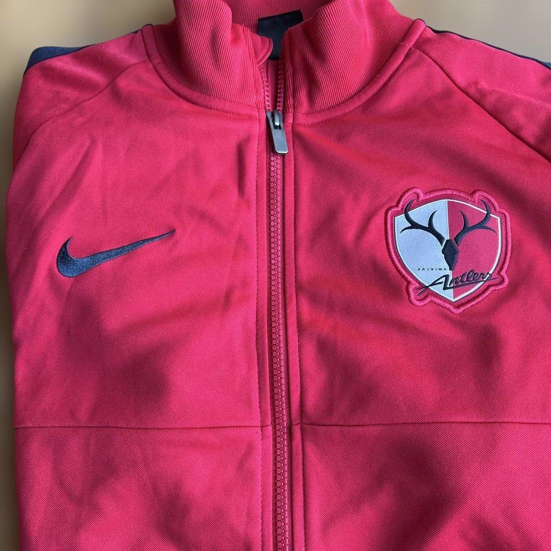 【美品】鹿島アントラーズNike アンセムジャケット レッド