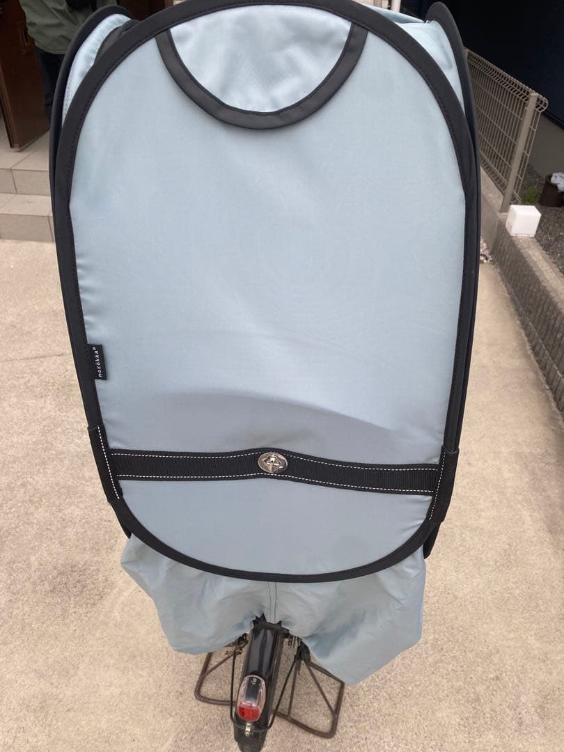 ノロッカ　自転車 レインカバー 後ろ用　スタンダード　セージブルー