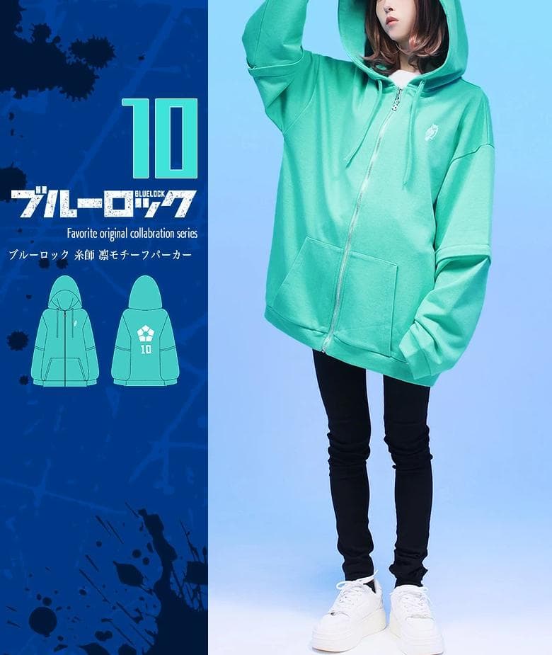 【新品♪】糸師 凛 モチーフパーカー ブルーロック × Favorite コラボ