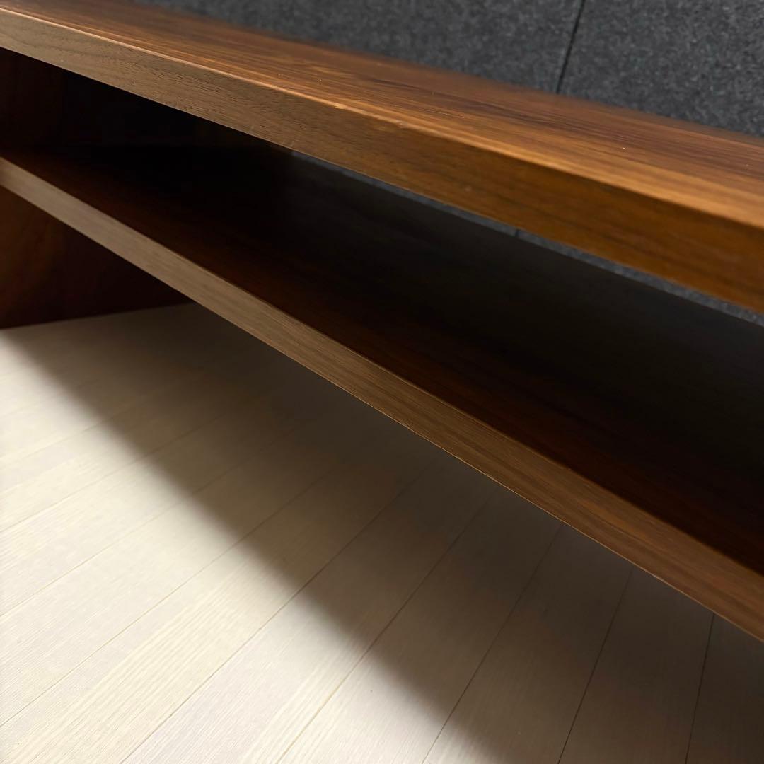 大川家具　コの字　Konoji テレビボード　無垢材　ウォールナット　テレビ台