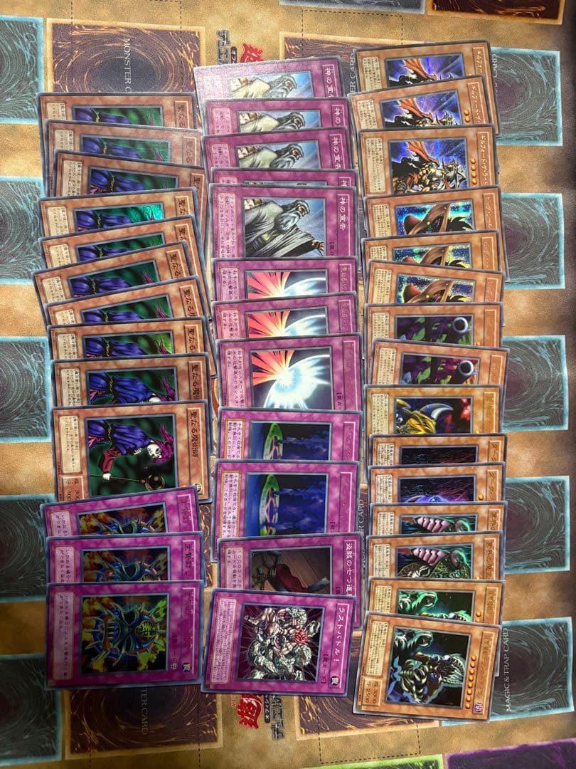 遊戯王 初期 二期テキストのみ 希少プレイマット 約1000枚まとめ売り