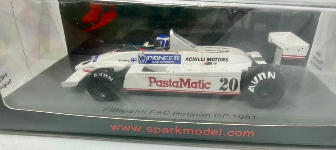 美品　スパーク 1/43 フィッティパルディ F8C 1981 ベルギーGP