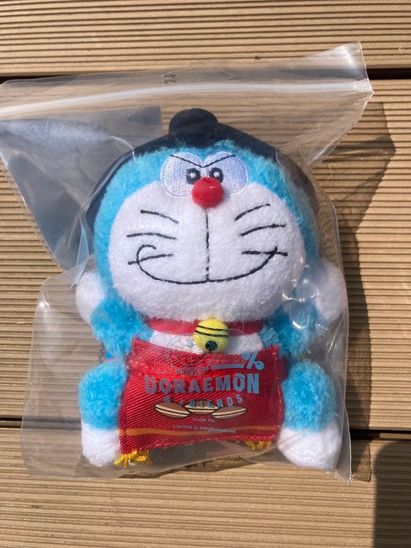 【新品未開封】まげを引っぱるとカタカタ動く！ ドラえもんキーチェーン（おすもう）