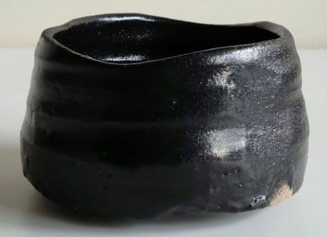 共箱・瀬戸黒茶碗・織部十作・丈八窯印