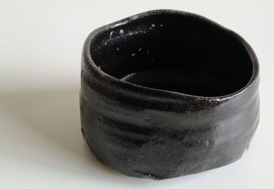 共箱・瀬戸黒茶碗・織部十作・丈八窯印