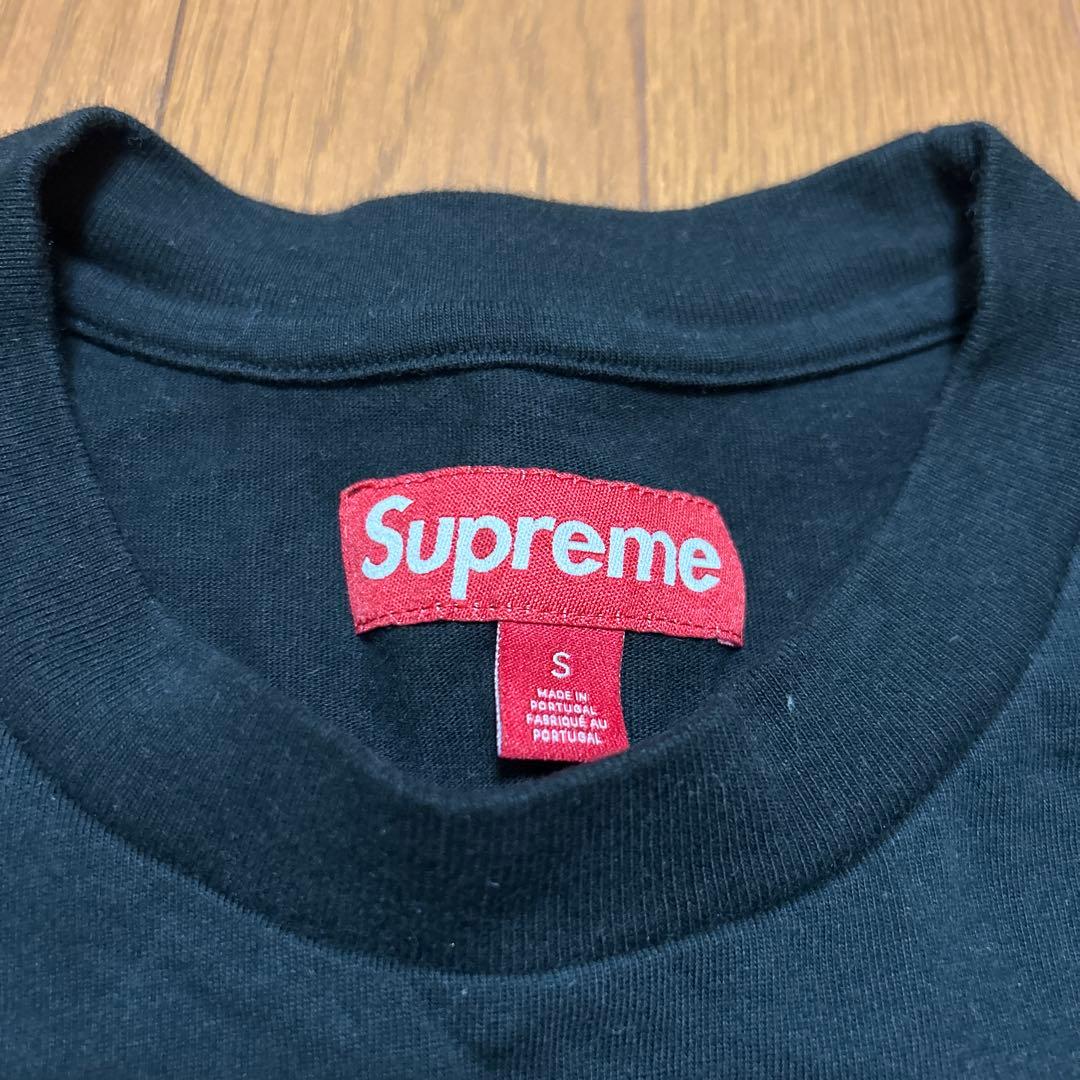 Supreme ロングスリーブ Tシャツ S 黒