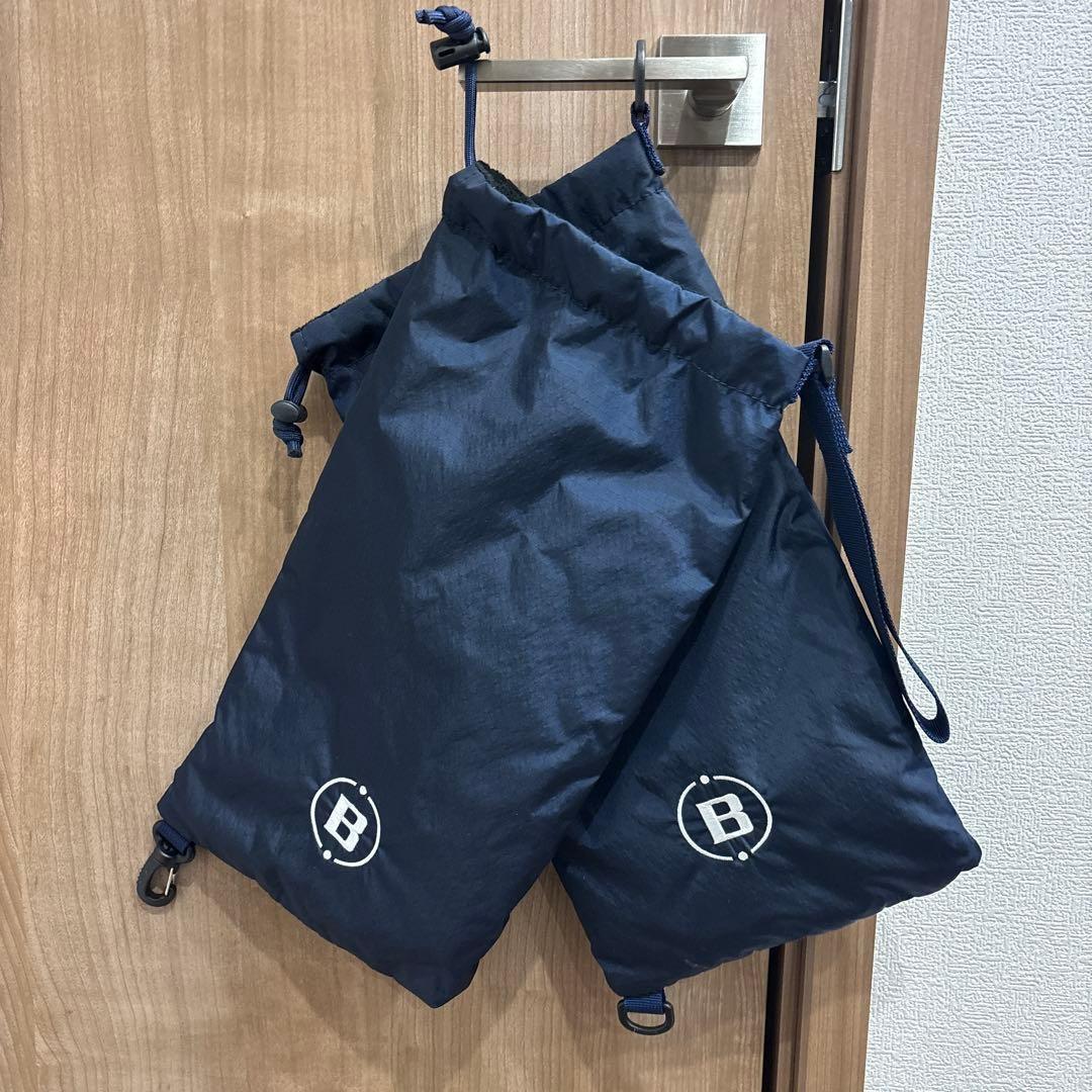 BRIEFING シューズケース ネイビー 2個セット 巾着タイプ