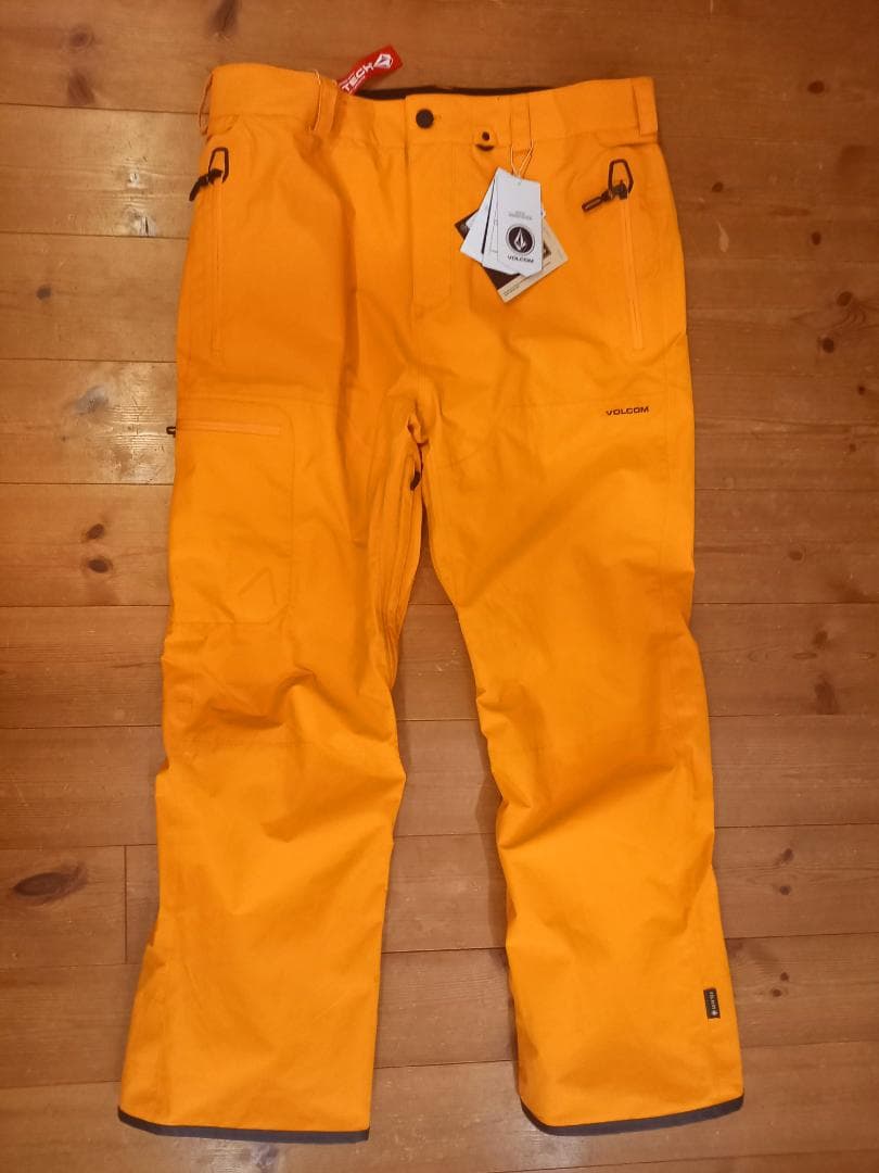 新品未使用 VOLCOM ボルコム スノボウエア 上下 オレンジ
