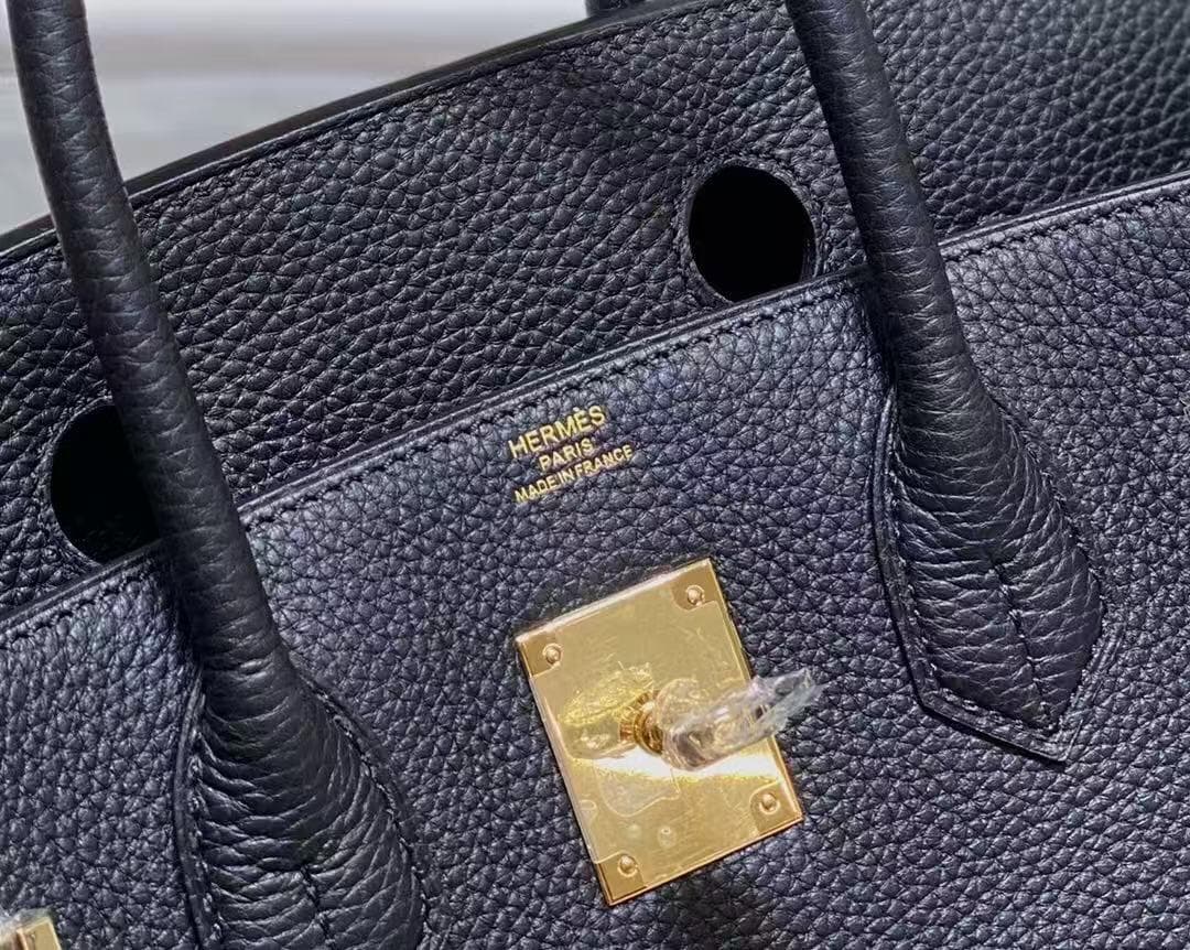 HERMES バーキン 25 黒 ゴールド金具 トゴ
