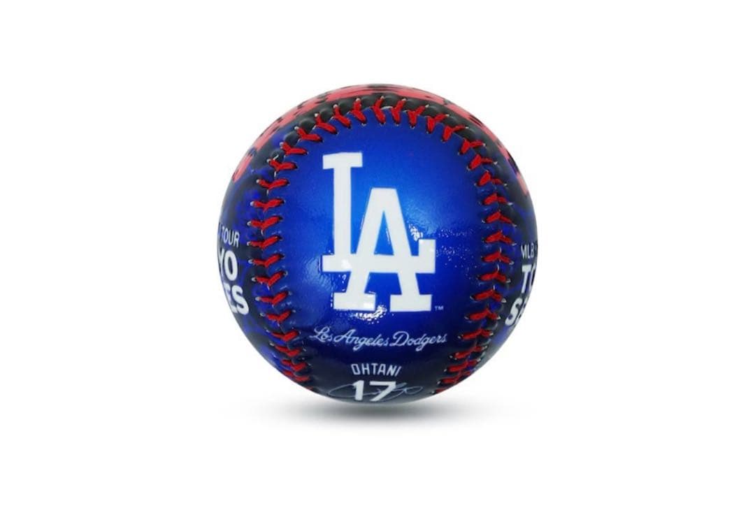 大谷翔平 ロサンゼルス・ドジャース 東京シリーズ記念レプリカボール MLB