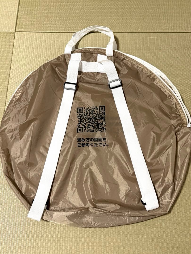 FIELDOOR フルクローズサンシェードテント 完全遮光　ベージュ　200㎝