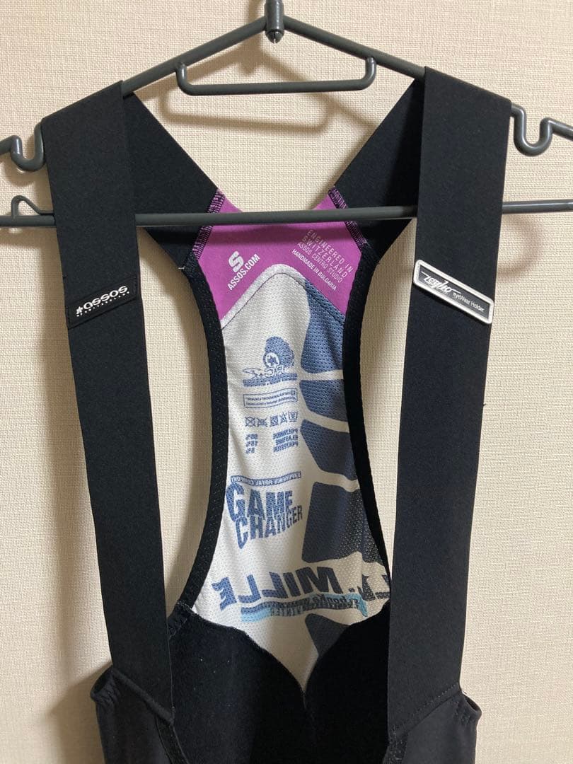 アソス assos LL MILLE ウインタービブ　ビブタイツ　Sサイズ