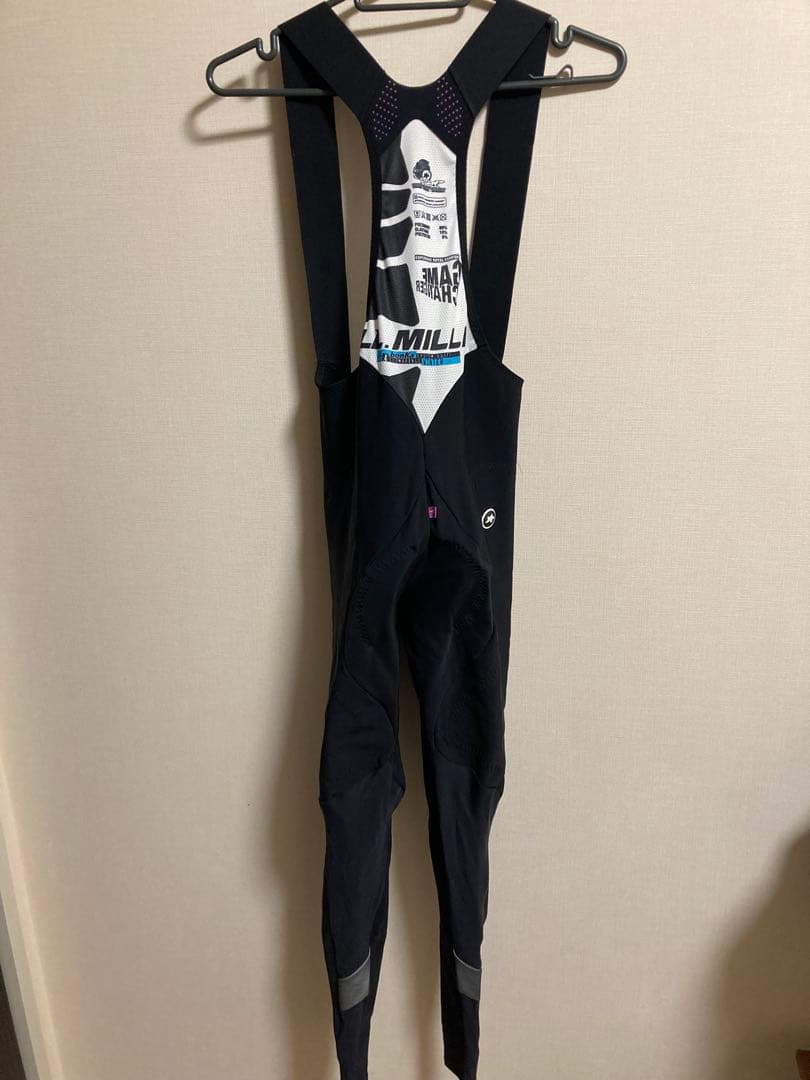 アソス assos LL MILLE ウインタービブ　ビブタイツ　Sサイズ