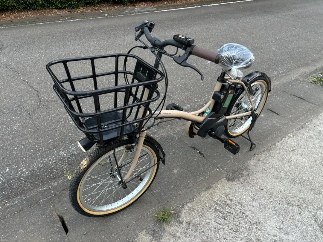 パナソニック グリッター　電動自転車 マットマロンベージュ　20型　ミニベロ