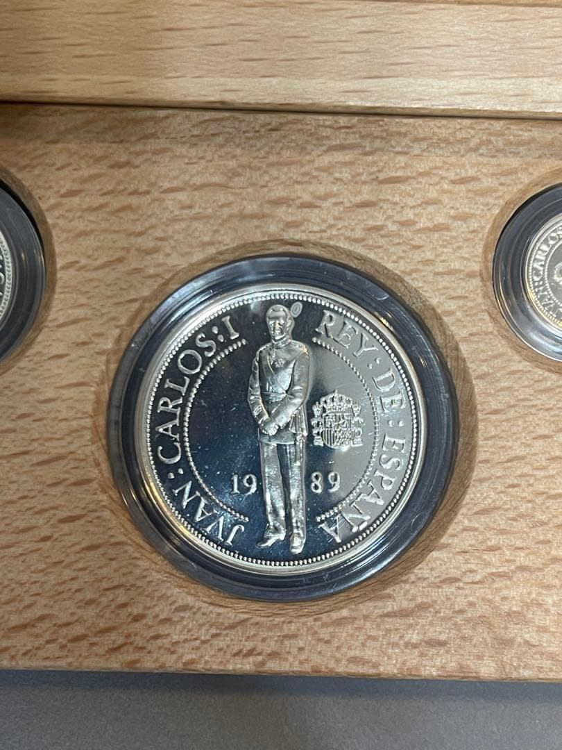スペイン銀貨 1492-1992 新大陸500周年記念 5枚セット 銀925