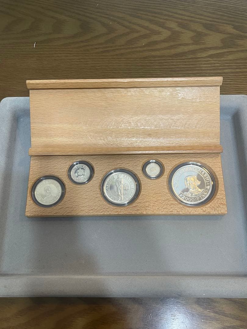 スペイン銀貨 1492-1992 新大陸500周年記念 5枚セット 銀925