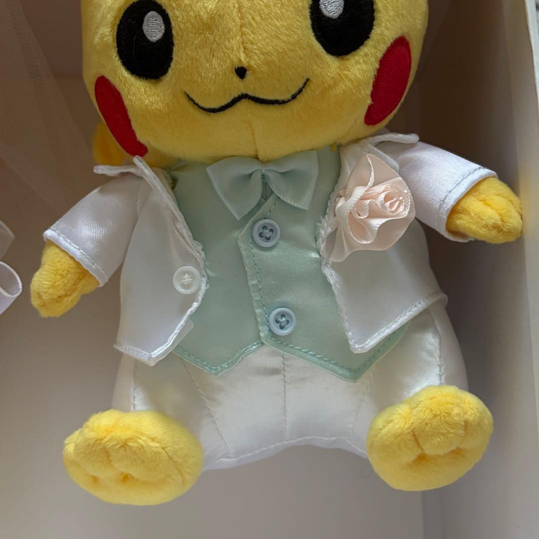 Precious Wedding ペアピカチュウ　ぬいぐるみ　結婚式