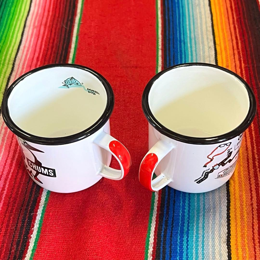 新品　CHUMS Enamel Mug チャムス カップ　2コセット
