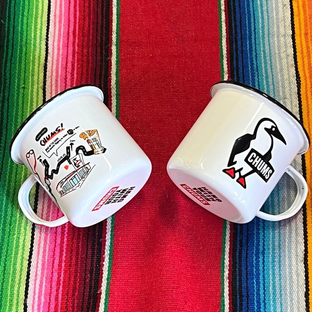 新品　CHUMS Enamel Mug チャムス カップ　2コセット