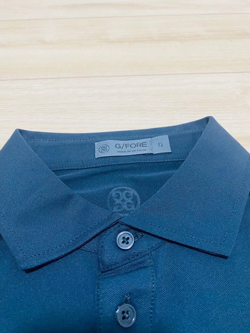 G/FORE Sサイズ　美品　黒色　半袖ポロシャツ　ゴルフウェア　G/FORE
