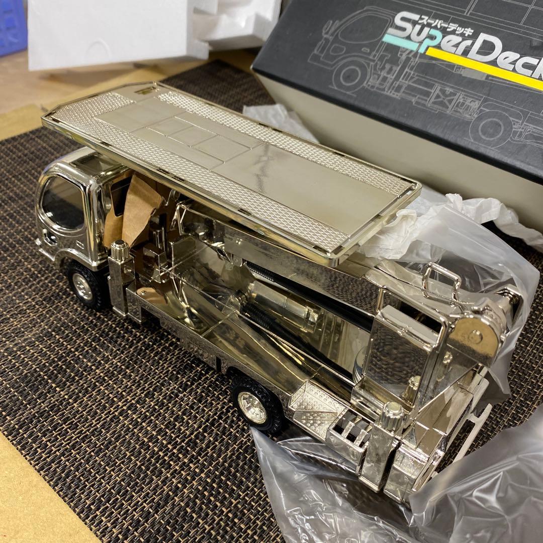 TADANO SUPER DECK 高所作業車 銀メッキ 重機 クレーン1/32