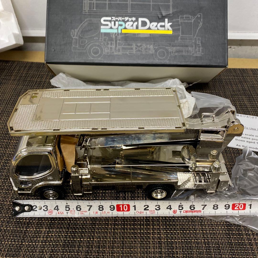 TADANO SUPER DECK 高所作業車 銀メッキ 重機 クレーン1/32